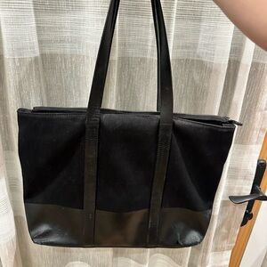 Everlane Canvas Leather Tote Bag